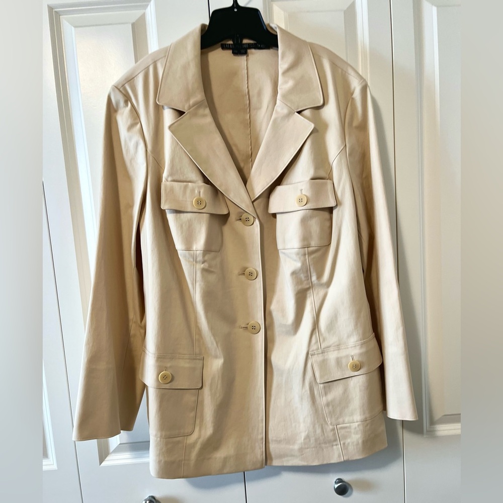 Lafayette 148 New York cotton suit jacket